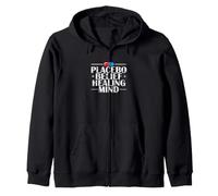 Placebo Croyance Guérison Esprit Positive Vibes Sweat à Capuche