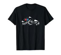 Placebo Montagne Soleil Croyance Nature T-Shirt Graphique avec Valeur