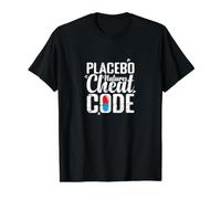 Placebo Natures Cheat Code Dire Nature T-Shirt Graphique avec Valeur, Homme, Noir, S