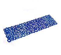 Placemats en Feutre, 7 Couleurs Runner Placemats Runner Counner, pour les Décorations de Ménage avec un Beau Design Floral Ouvert (bleu royal)