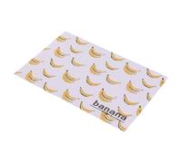 Placemats for Dining Table, Set de Table Jaune Lot de 6 Banane Vinyle Polyester sous Assiette 45x30cm