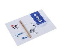 Placemats for Dining Table, Set de Table Lavable Halloween Bleu Noir Lot de 6 Grue Vinyle Polyester sous Assiette 45x30cm