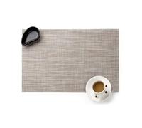Placemats Halloween, Set de Table Automne Lavable Café Beige Lot de 4 Texture Tissée de Style Européen Vinyle Polyester sous Assiette 30x45cm