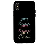 Placement en Famille d'accueil Hope Love Parent Adoption Matching Family Coque pour iPhone X/XS