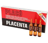 Placenta Placo Ampulling anti-perte de cheveux, traitement intensif, 12 x 10 ml d'ortie et de collagène, stimule efficacement
