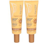PLACENTOR Fluide Solaire Correcteur de Tâches SPF50+ Crème 2x40 ml