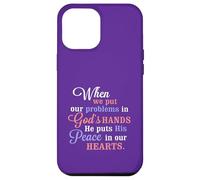 Placez Vos problèmes sur Dieu, il Vous donnera la Paix Coque pour iPhone 12 Pro Max