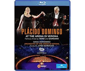Placido Domingo aux Arènes de Vérone : Airs d'opéras de Verdi et Giordano. Hernandez, Bernacer. [Blu-ray]