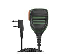 PLACKE Compatible for le microphone haut-parleur Baofeng Compatible for UV5RH Pro Compatible for le talkie-walkie Max étanche Compatible for le micro PTT Compatible for la radio bidirectionnelle UV 18