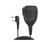 PLACKE Compatible for le microphone haut-parleur Baofeng Compatible for UV5RH Pro Compatible for le talkie-walkie Max étanche Compatible for le micro PTT Compatible for la radio bidirectionnelle UV 18