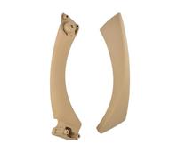 PLACKE Poignée intérieure Panneau de Porte intérieur, revêtement d'habillage Gauche Droite 51417230852 51417230851 adapté for BMW série 3 E90 E91 316 318 320 325 328(Beige(on The Left))
