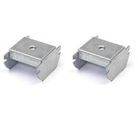 PLACO - Lot 100 pièces Cavalier Stil F 530 Placoplatre - Taille de chantier 50m2 - E02140100 Gris, 1 unité (Lot de 2)