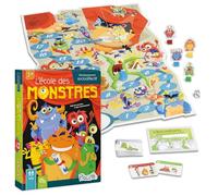 Placote - L’école des monstres - Jeu éducatif - Jeu d’apprentissage pour la compréhension des règles sociales - Jeu de parcours pour les enfants de 3 à 6 ans