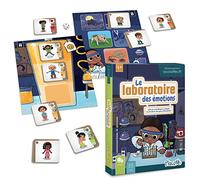 Placote - Le laboratoire des émotions - Jeu éducatif - Jeu d’apprentissage pour la reconnaissance des émotions - Jeu de loto pour les enfants de 4 ans à 7 ans