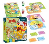 Placote - Le Train Des Phrases, Jeu éducatif 3 ans à 5 ans - PLA5, Bleu, Blanc, Jaune
