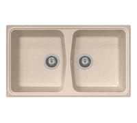 PLADOS Évier de cuisine 2 cuves quartz Avena SP0862