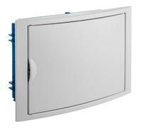 Pladur tableau électrique encastrable 14 éléments scellables cadre et porte BLANCO SOLERA 5012HGW