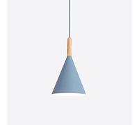 PLAFIC DE Bois Lampe Nordique, CHAPPEUR Moderne CHAPED LUMIÈRE, E27 Mini Chandelier pour Kitchen Island Barn Dining Room Salon Chambre Jaune/Rose Couleur: Y