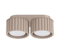 PLAFOND AURA 2 GX53 TAUPE ALU SOLLUX SL.1818