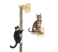Plafond De Corde d'escalade Chat | Marches De Saut for Chaton avec Corde d'escalade, Tour for Chatons, Flexible, Assemblage Simple, Accessoire, Plate-Forme De Repos, Corde