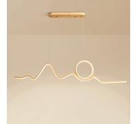 Plafond de LED Moderne Placeur Light, 16W 3 Color Mode Kitchen Island Lighting, à Manger Table en Bois Suspendu Le Restaurant Suspended Lampes