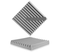 Plafond de panneau mousse insonorisant studio insonorisante d'isolation, matériau d'annulation bruit mur Pour l'atténuation du son(Grey,5CM THICK_12 PCS_HIGH DENSITY)
