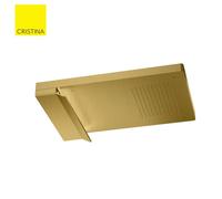 Plafond De Pluie 358X350 Chromotherapie 2 Fonctions Inox Or Brossé - CRISTINA ONDYNA PD33596I