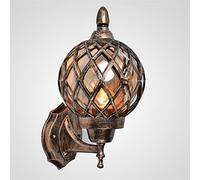 Plafond d'éclairage Pendentif, Européen Lumière Noilyn- - Retro Modèle de extérieur Porche étanche Lampe Murale Traditionnelle Verre d'aluminium E27 Lumières murales Balconie Paysage Mural M