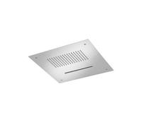 PLAFOND DOUCHE ENCASTRE 380-380 PLUIE + CASCADE CHROME - CRISTINA ONDYNA PD04451