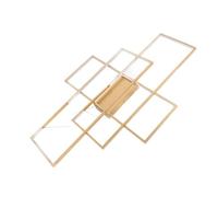 Plafond LED Moderne, 3 Couleurs Température à Lampe à Lampe à Plafond LED Énergie de Soins Oculaires Sauvés pour la Télécommande avec Télécommande (GOLD)
