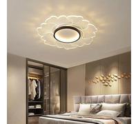 Plafond LED Moderne, Acrylique Lumière De Montage De Rinçage, Dimmable Avec Télécommande Nordique Fleur Conception, Près De La Lampe De Plafond Chambre à Coucher Salle à Manger Couloir Cuisine