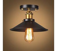 Plafond Light Moderne Vintage Industrial Metal Plafond Lampe Loft Loft Bar Retro Retro Pendant Light ， E27 Plafond Industriel Chambre LUMIÈRE, Cafe, Bar, Restaurant, Bureau Made en Chine