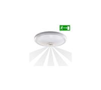 PLAFOND ORNO ZONDA LED EMERGE12W, BLANC, PC, DÉTECTEUR PIR