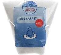 Plafond rond pour sapin de Noël neige Ø100cm, set de 2, blanc