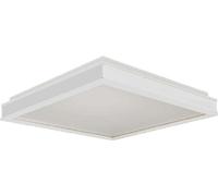 1 pz 18W LED Designer Light Square White Finish 4000K Dimmable