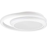 1 pz 24W LED Designer Light White Double Round 4000K