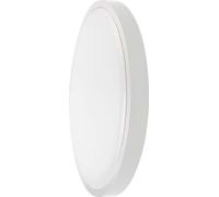 Plafond V-TAC 24W LED Rond 29cm en saillie Pilote Détecteur de mouvement IP44 Blanc VT-8624S 4000K 2500lm