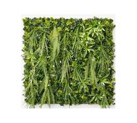 Plafond vegetal artificiel suspendu 1 m2 - panneau feuillage retombant mur plafond