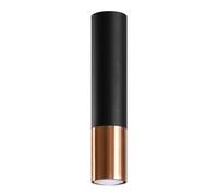 Sollux Lighting Loopez plafonnier 1x40 W noir-cuivre SL.0945