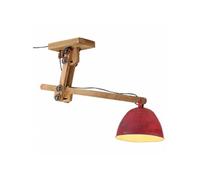 Plafonnier 25 W rouge délavé 105x30x65-108cm E27, lampe, lumière, lumière de couloir, lustre, lumière de chambre, plafonnier de salon