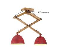 Vidaxl Plafonnier 25 W Rouge Délavé 29x18x85 Cm E27 Rouge