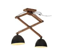Vidaxl Plafonnier 25 W Noir 29x18x85 Cm E27