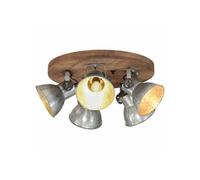 Plafondlamp 25 W E27 50x50x25 cm vintage zilverkleurig371829