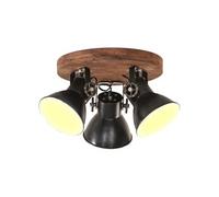 vidaXL Plafondlamp industrieel 25 W E27 42x27 cm zwart320515 Noir G