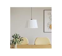 vidaXL Abat-jour de plafonnier en osier blanc Ø45×28 cm