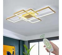 Plafoniera Led Soffitto Moderna,Dimmerabile Plafoniera Lampada Da Salotto Lampada Da Soffitto Led,Applica A Decorativa Soggiorno Camera Da Letto Cucina E Ufficio (Or, 140 * 80 * 9cm)