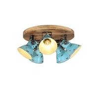 Vidaxl Plafonnier 25 W Bleu Délavé 50x50x25 Cm E27 Bleu