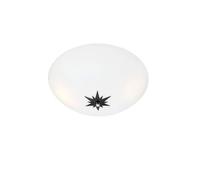 Plafonnier 2xE14, max. 18W, IP20, Verre Blanc, diam 35 cm - Markslöjd - Rose