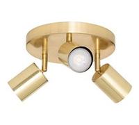 Plafonnier Vico doré 20x20cm - Atmosphera createur d'interieur