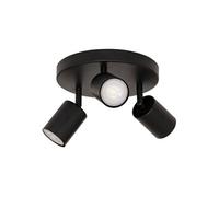Atmosphera Plafonnier Vico – 3 lampes métal noir, spots orientables, ampoules GU10 non incluses